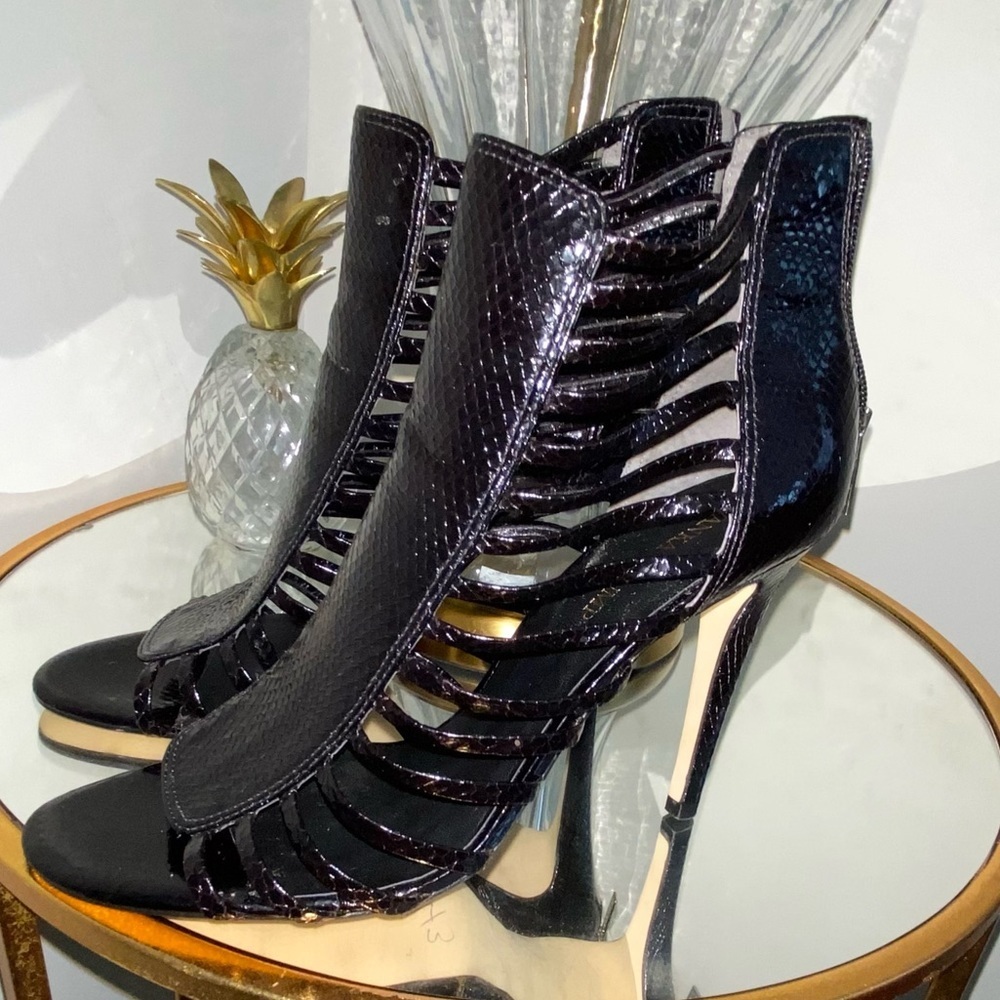 Ivanka Trump Ankle Boots: Black Solid Shoes -